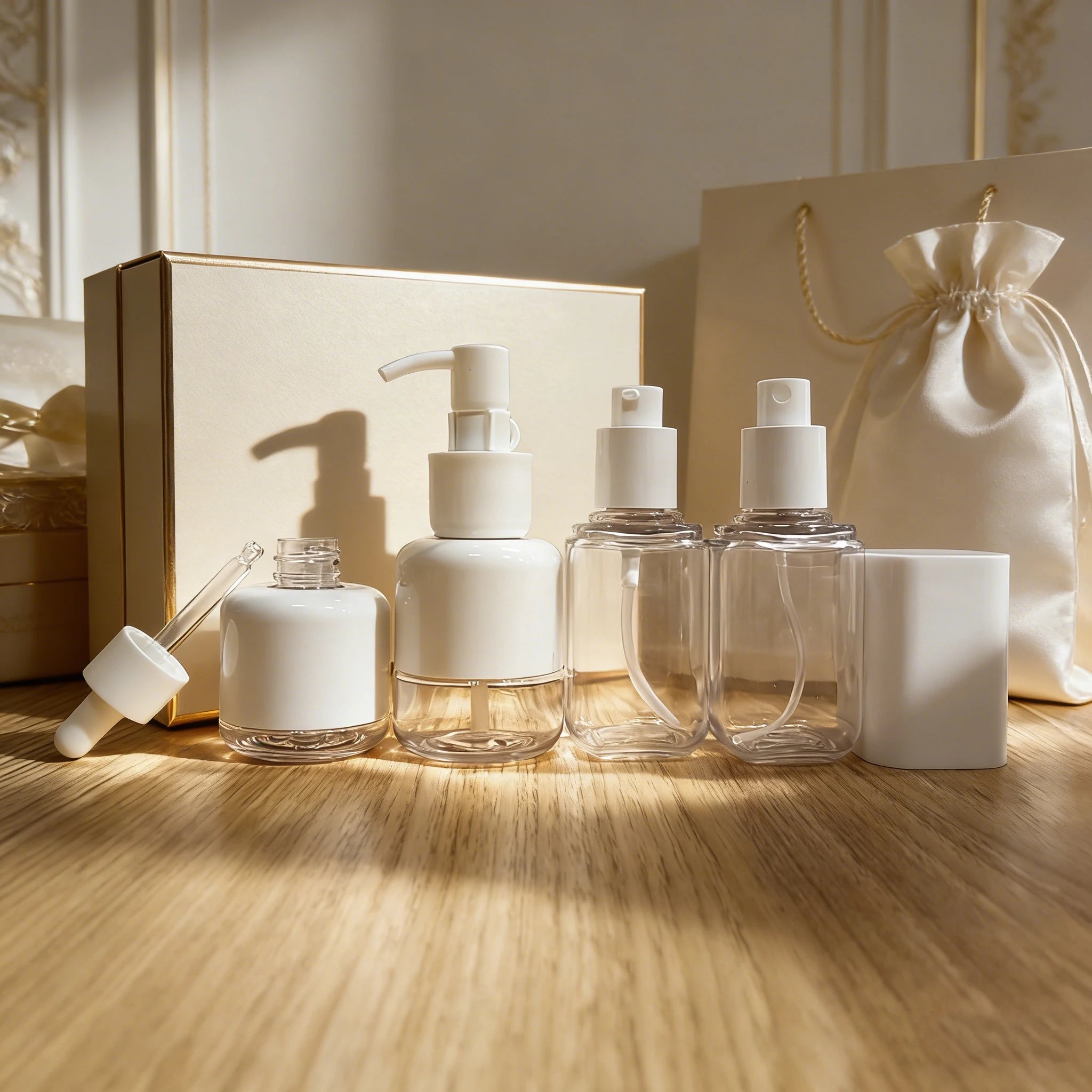 40ml 80ml 100ml 120ml square Refillable Plastic Bottles Empty PET Emulsion Moisturizer Sprayer Pump Bottle - 图片 2