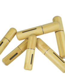 Natural 5ml 8ml Small Mist Perfume Bamboo Spray Bottle in Pocket Packaging