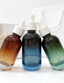 Wholesale 10ml-100ml Glass Perfume Essential Oil Serum Dropper Bottles with Cap and Box