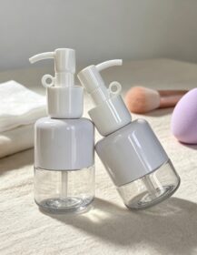Skincare Empty 80ml 100ml Plastic Makeup Remover Oil Bottle for Facial Cleanser Cosmetic Packaging