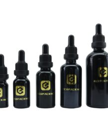 Hot Sale Glass Hair Oil Bottles 5ml 10ml 15ml 20ml 30ml 50ml 100ml Black Dropper Bottle