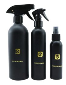 100ml 250ml 500ml Empty Aluminum Trigger Spray Screw Bottle Cosmetic Custom logo Packaging for Cleanser