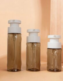 Skincare Packaging Cleansing Oil 120ml 150ml 200ml Plastic Bottle with Press Pump for Body Lotion