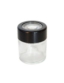 30ml 60ml 90ml High Quality Custom Glass Jar with Childproof Magnifying Lid for Dry Flower Packaging