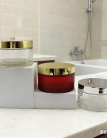 200g 200ml Empty Body Butter Jar Moisturizing Facial Cream Hair Oil Glass Bottles with Custom Package