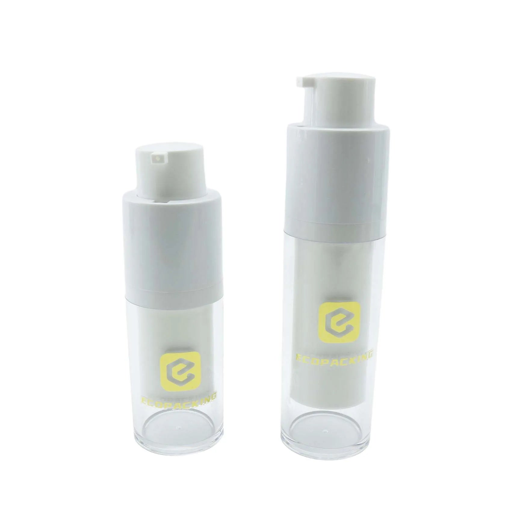 Twist Airless Pump Bottle Gold 100 Ml Round Airless Pump Acrylic Bottles for Cosmetics - 图片 3