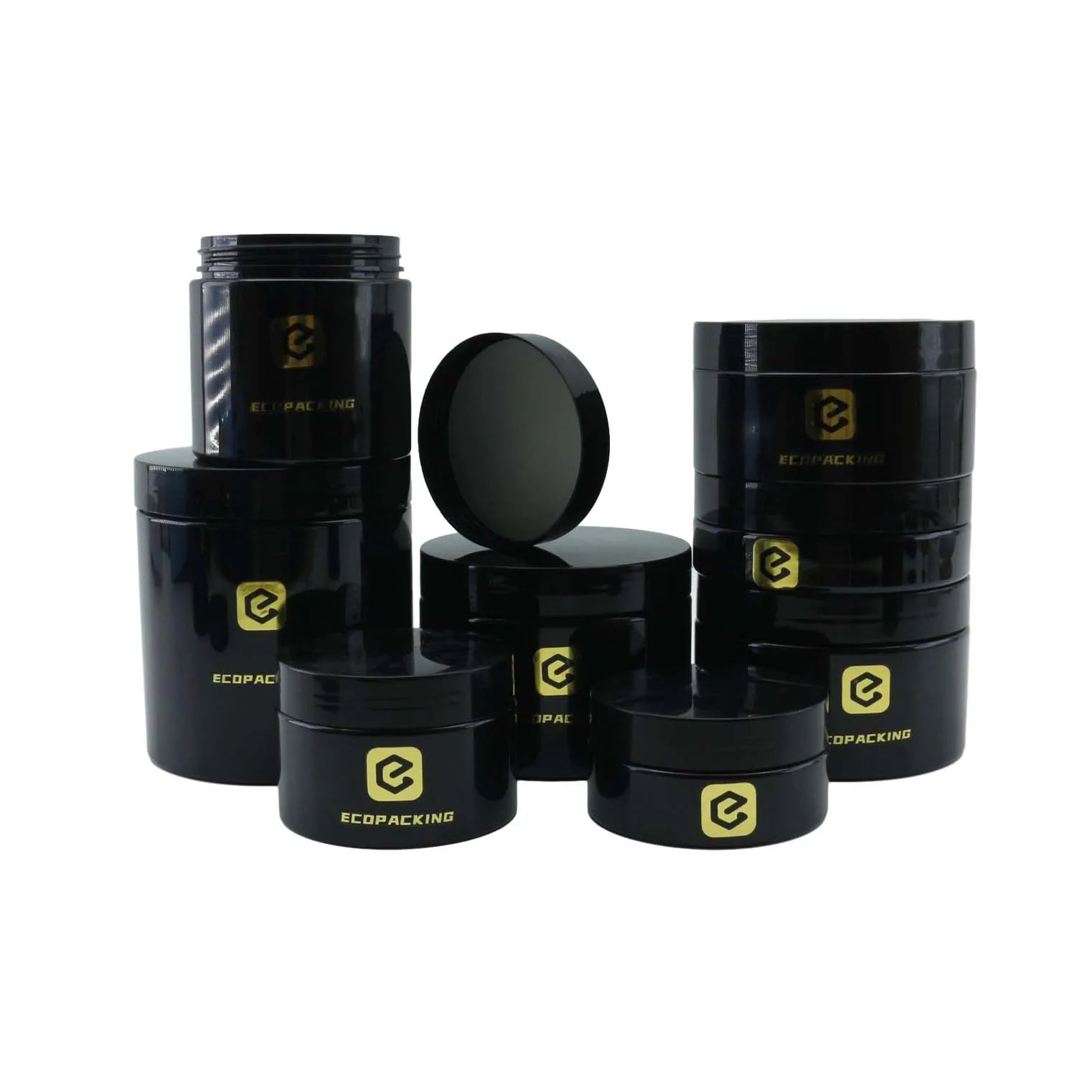 Wholesale Cream Jar 30g 50g 100g 150g 200g 300g 500g 1000g clear Frosted Plastic Jars PET Jar Face Cream Container - 图片 10