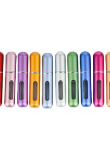 5ml 8ml Mini Perfume Atomizer Refillable Perfume Bottles Perfume Atomizer Spray Bottle Sized Aluminum Travel Cosmetic Glass