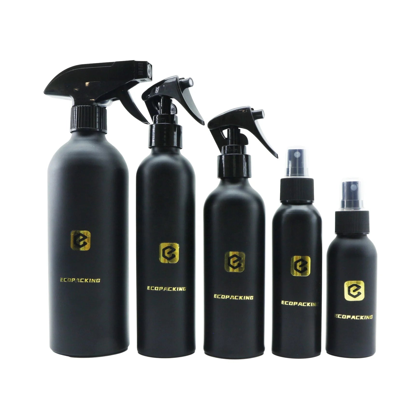 30ml 50ml 100ml Empty Essential Oil Aluminum Cosmetic Skin Care Bottle with Lotion Pump Dropper Cap for Shampoo - 图片 4