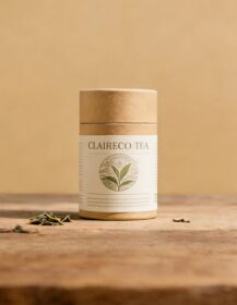 Custom Printed Food Grade Paper Tube Private Label Kraft Cylinder Packaging for Food Tea