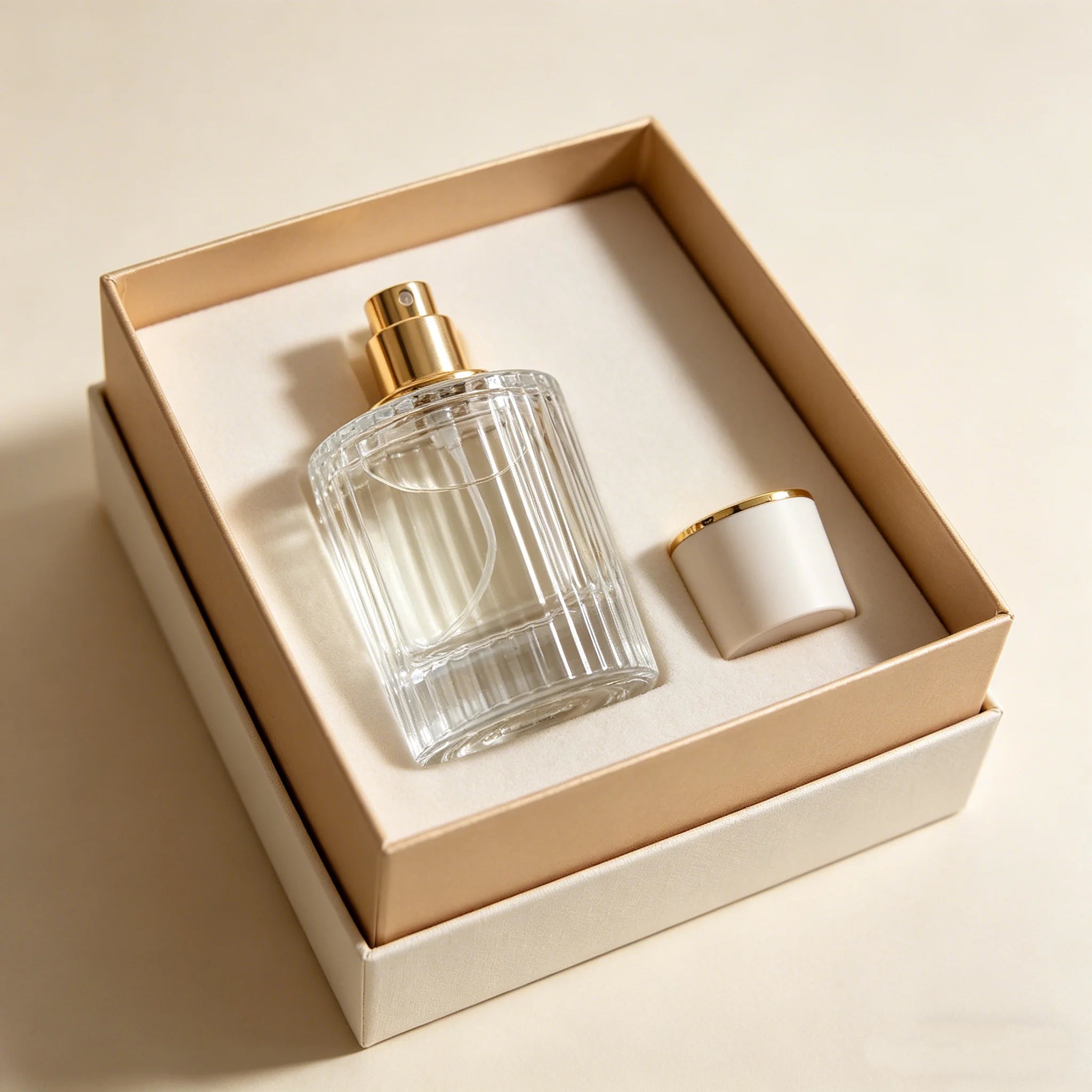 Round Cylinder Clear 30Ml 50Ml 100Ml Luxury Perfume Bottle Packaging Perfume Bottles Luxury Empty Custom Perfume Bottle With Box - 图片 3