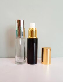 30ml 50ml Luxury Empty Round Glass Perfume Hair Essential Oil Mist Spray Bottle with Fine Mist Sprayer for Cosmetic Package