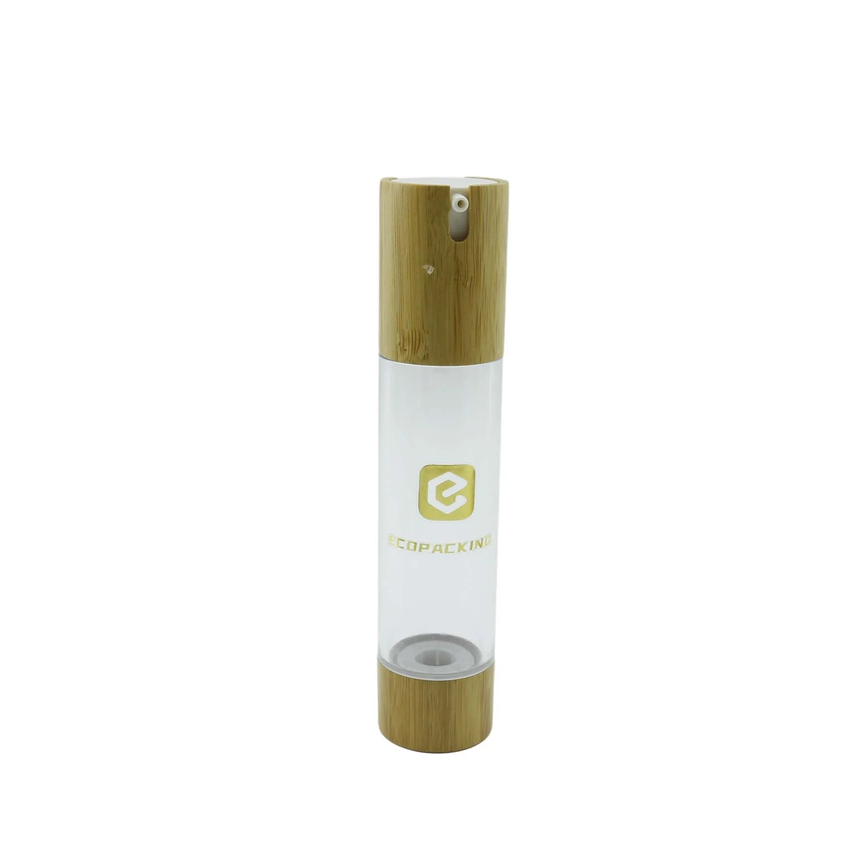 Customized Design Eco-friendly 15ml 30ml 50ml Sprayer Cream Bamboo Airless Lotion Shampoo Bottles Pump Cosmetic Packaging - 图片 6