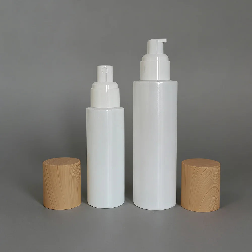 20ml 30ml 60ml 100ml 120ml 2 oz 4 oz White Spray Pump Glass Serum Perfume Bottle 20g 30g 50g White Cosmetic Glass Jar - 图片 4