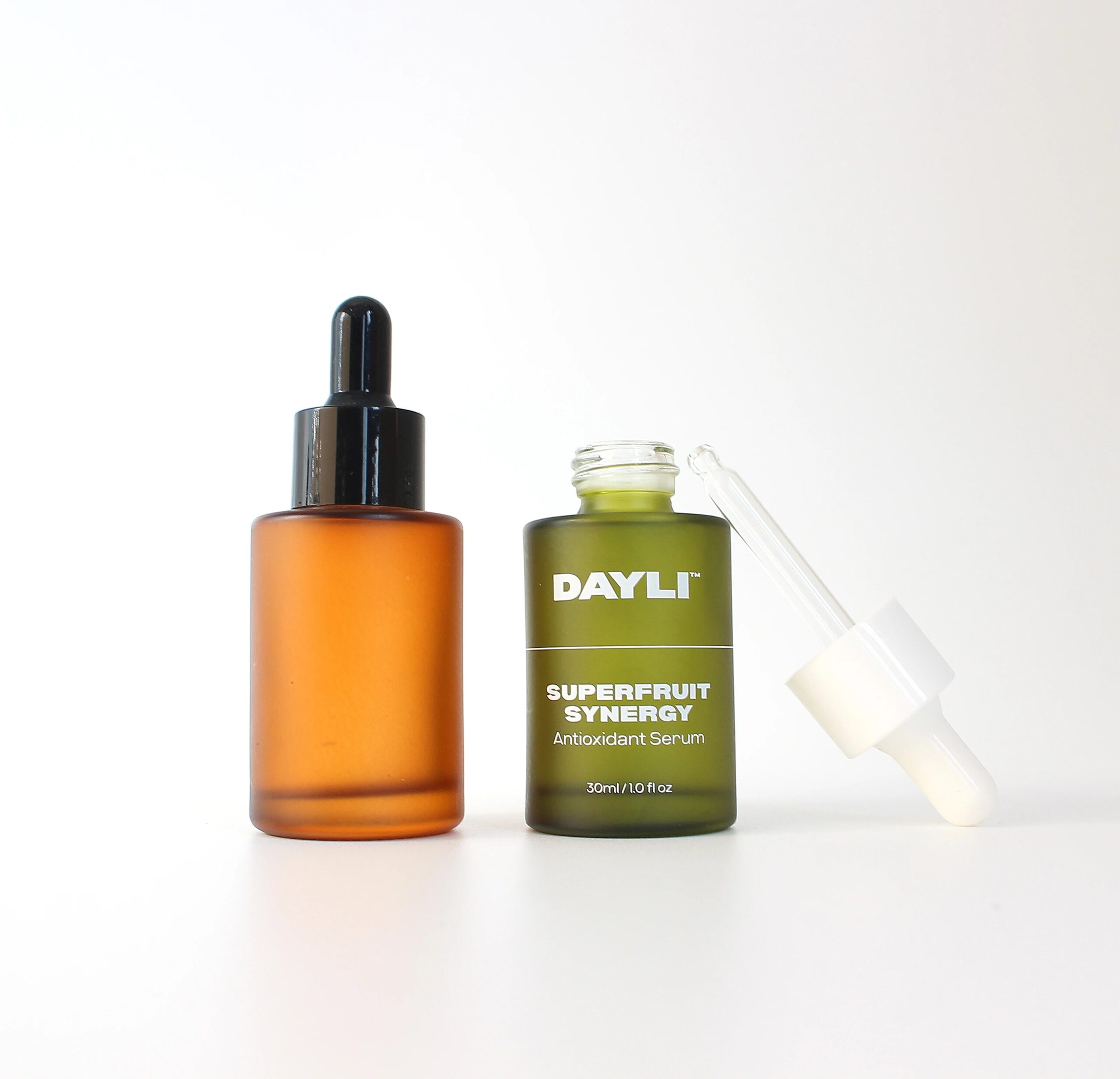 Skincare Essential Oil Frosted Green Cosmetic Lotion Pump Glass Bottles Body Mist Spray Bottle and Cream Jar Packaging - 图片 4