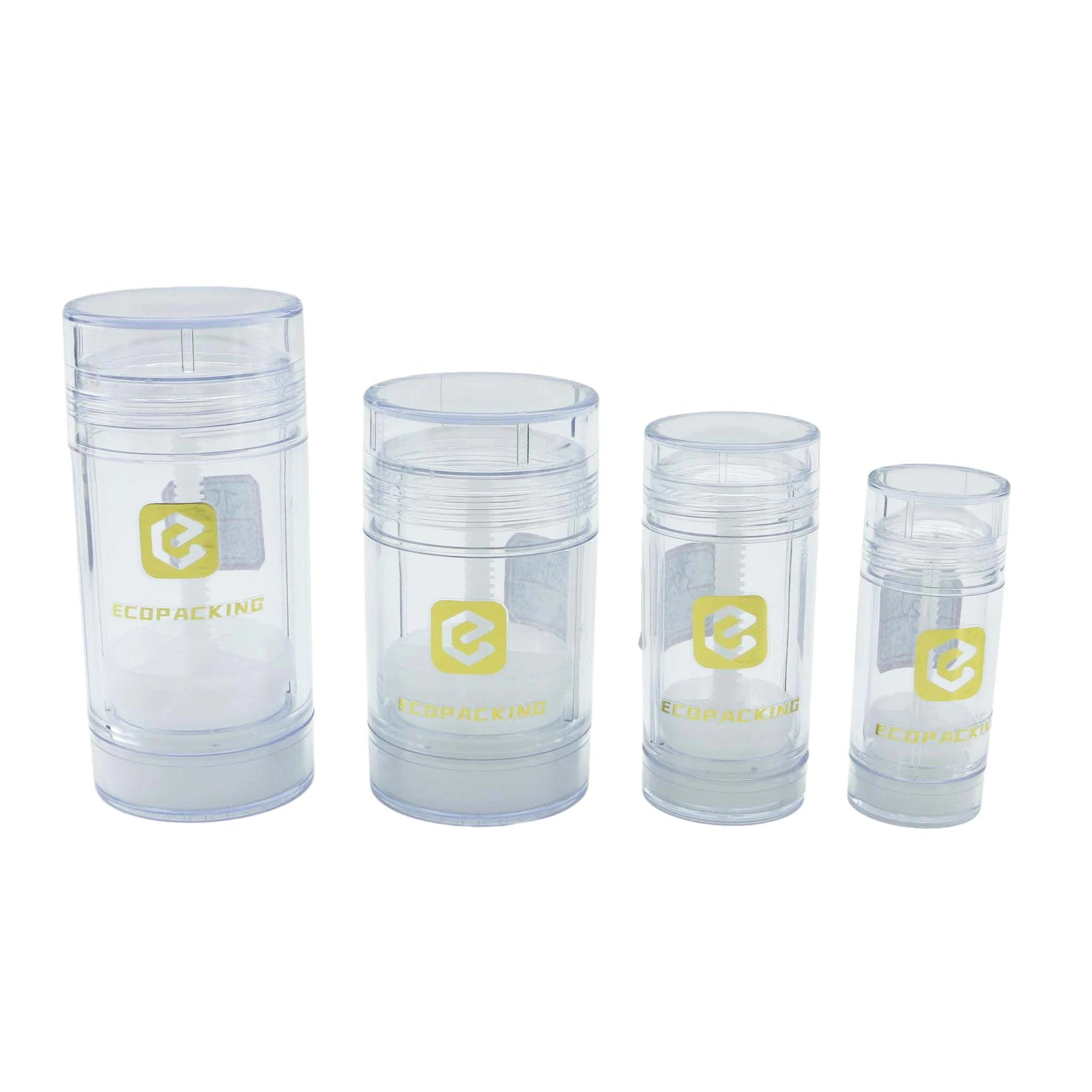 15ml 30ml 50ml 75ml Round AS Plastic Empty Twist up Deodorant Tube Solid Perfume Stick Balm Container - 图片 4