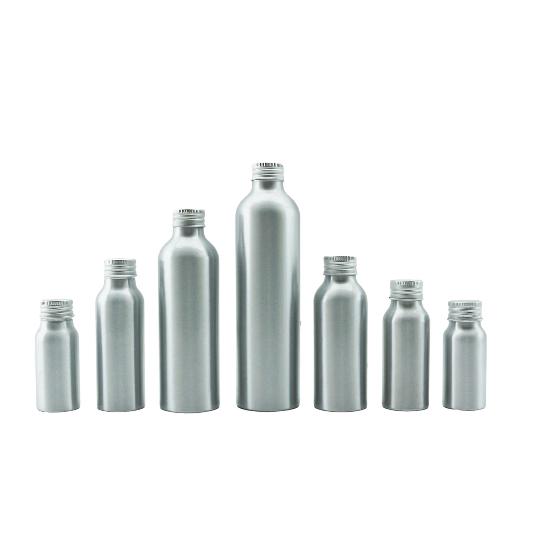 30ml 50ml 100ml 120ml 150ml 200ml 250ml 500ml Water Juice Beverage Drinking Aluminum Metal Bottle Packaging Food Grade