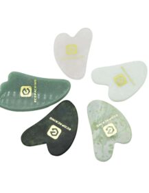 Wholesale Cosmetics Jade Scraping Board High Quality Facial Massage Gua Sha Tool for Anti Aging
