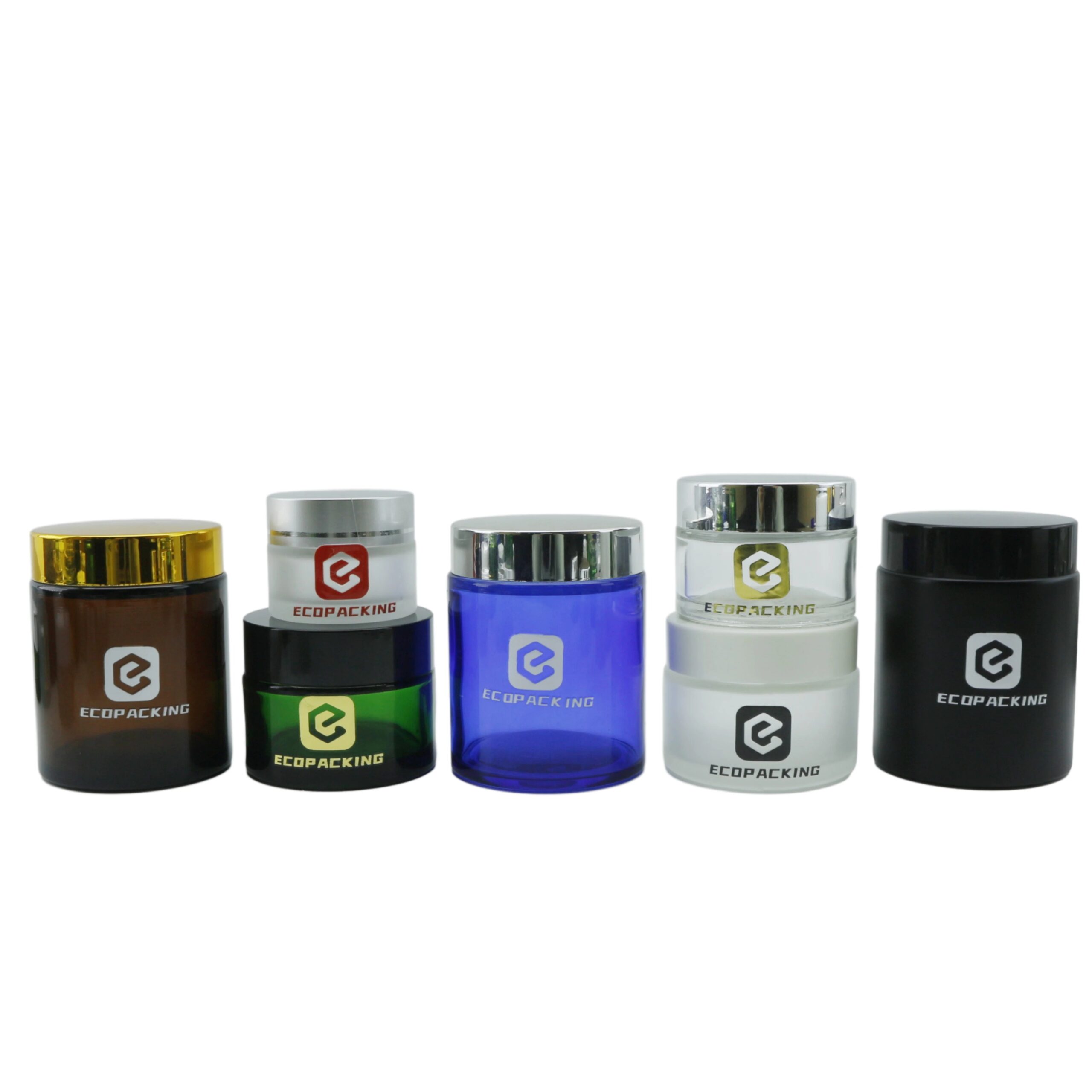 9oz Custom Amber Glass Candle Jars 250 ml Candle Holders With Lid - 图片 7