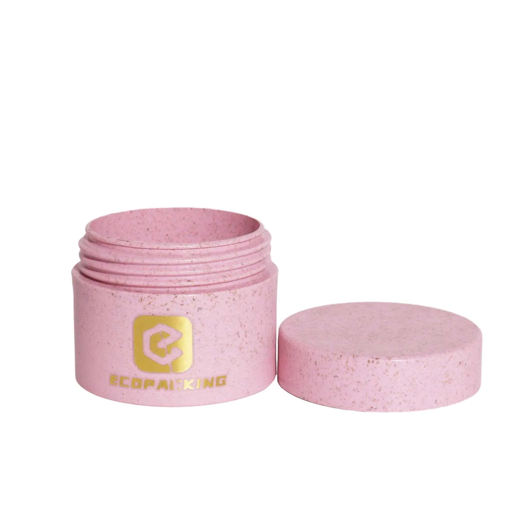 100% Eco Friendly Biodegradable 15g/30g/50g/100g/200g/300g White PLA Cosmetic Shampoo Face Cream Body Scrub Containers Jars 888J - 图片 5