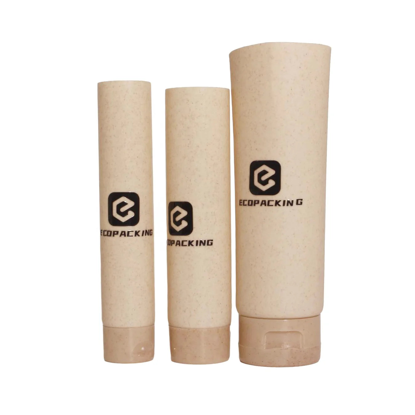 Cosmetic Packaging Sugarcane Wheat Straw Tube Biodegradable Plastic Shampoo Hand Cream Body Lotion Soft Squeeze Tube C888 - 图片 6