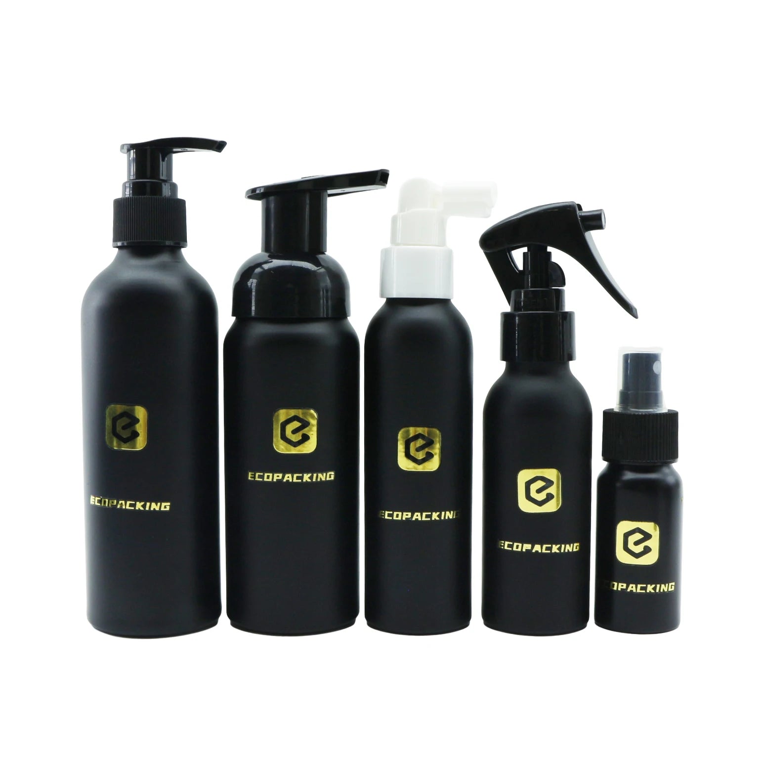 Stock Custom Empty Cosmetic Packaging Aluminum Soap Shampoo Pump Bottle 30ml 50ml 100ml 250ml 500ml for Essential Oils Perfumes - 图片 3