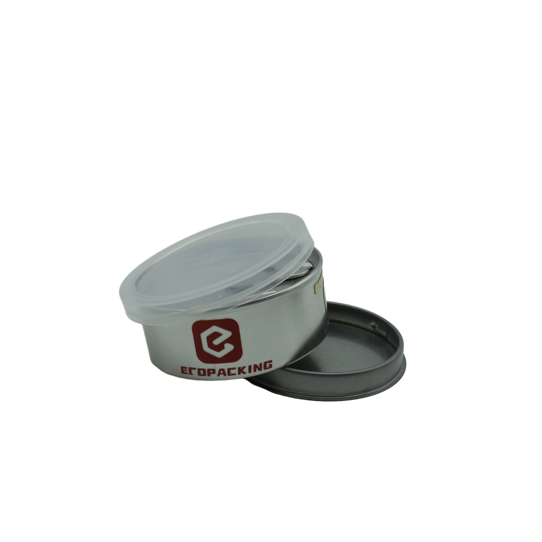 Empty Metal Tin Can Empty Tuna Can Sardine Tinplate Cans with Pull Ring Lid and Plastic Lid - 图片 6