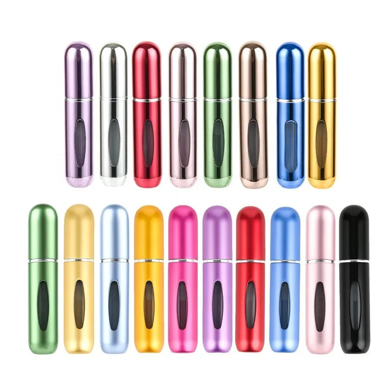 Wholesale 5ml 8ml 10ml Travel Size Refillable Empty Aluminum Spray Perfume Atomizer Bottle Portable Bottom Filling - 图片 6