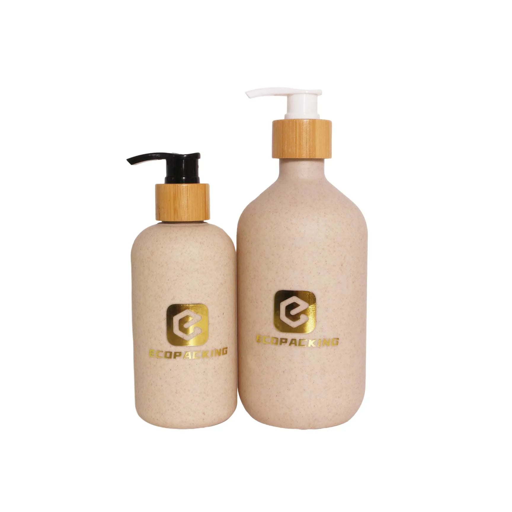 Biodegradable PLA Lotion Shampoo Bottle Eco-Friendly Face Mask Hair Cream Cosmetic 50ml 100ml 30ml 250ml Screen Printed Custom - 图片 3