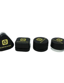 3g 5g 7g 9g Child Resistant Small Wax Jar 3ml 5ml 7ml 9ml Round square Glass Concentrate Jars