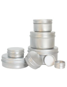 Screw Top Metal Candle Cosmetic 5g 10g 15g 25g 30g 50g 80g 100g 120g 150g 200g 250g 500g 1000g Aluminum Jar Tin with Lids M888