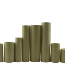 Custom Biodegradable Different Sized Round Paper Box Large Containers Kraft Gift Craft Cardboard Packaging Paper Tube