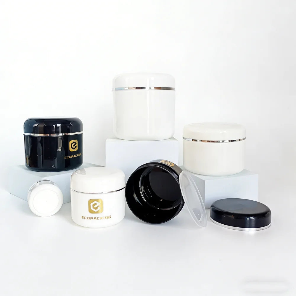 1oz 2oz 4oz 6oz 8oz 16oz Plastic Storage Jars Container with Lids - 图片 4