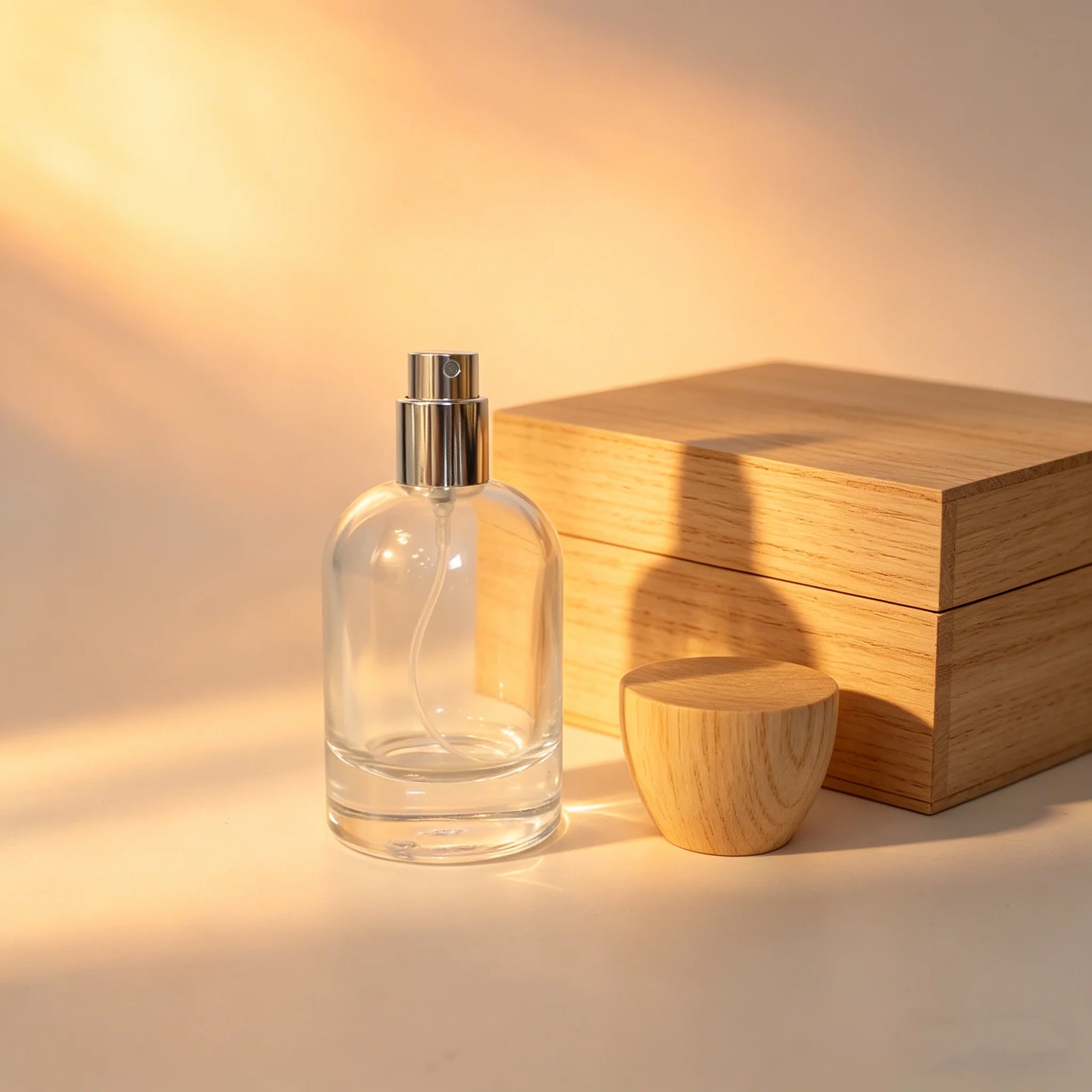 Wholesale Empty Spray Perfume Bottles 30ml 50ml 100 Luxury Glass Perfume Bottle with Pump Sprayer - 图片 3