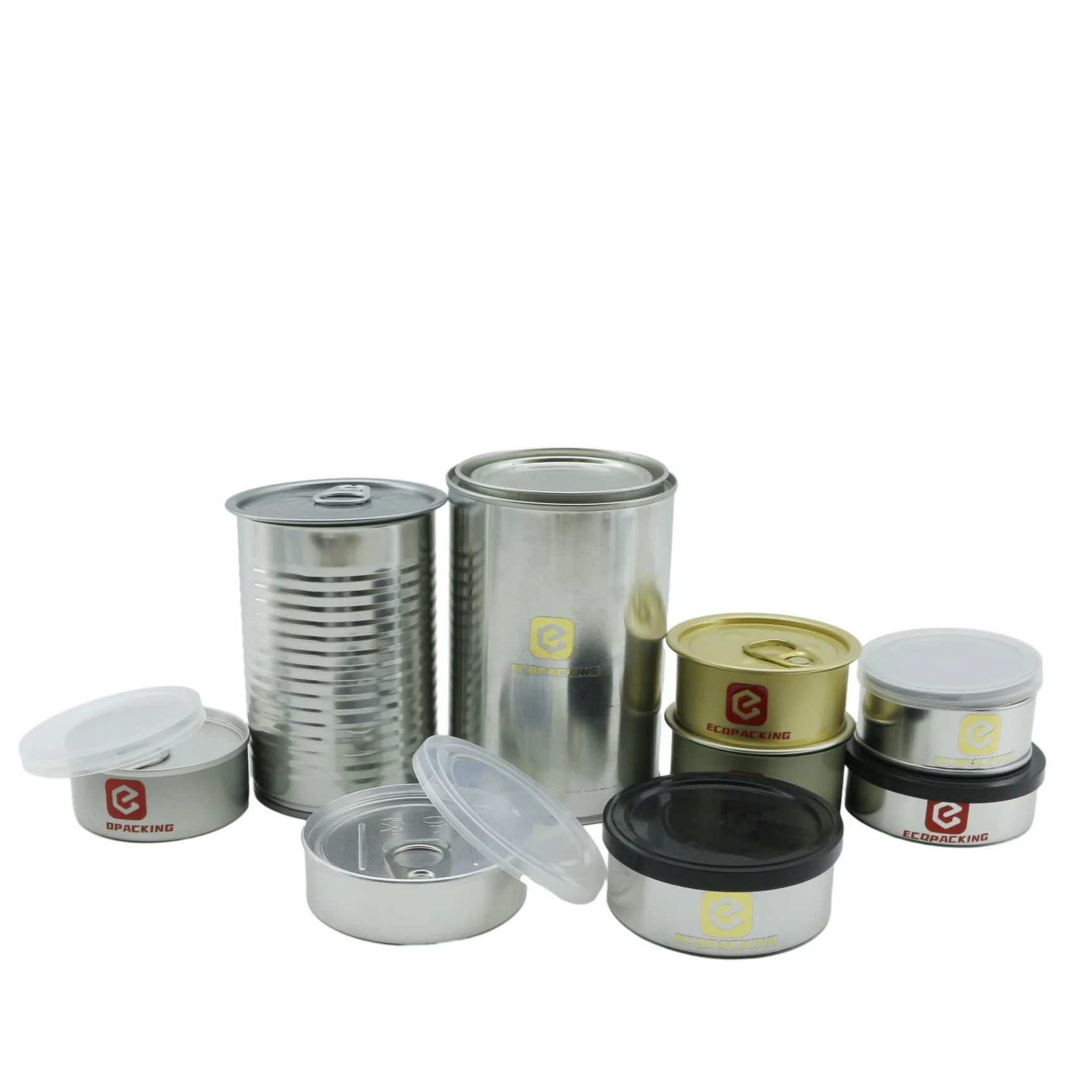 3.5g Pressitin Self Sealing Tuna Tin Cans With Lids 100ml Tin Can Press It in Tin - 图片 7