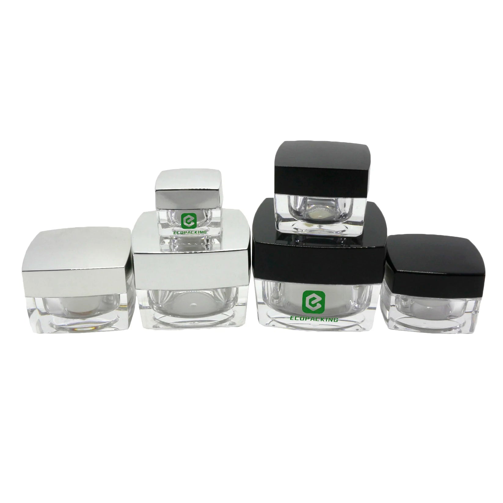 Acrylic Cream Jar 5g 15g 30g 50g 100g Plastic Cosmetics Container Body Butter Jar with Lid - 图片 8