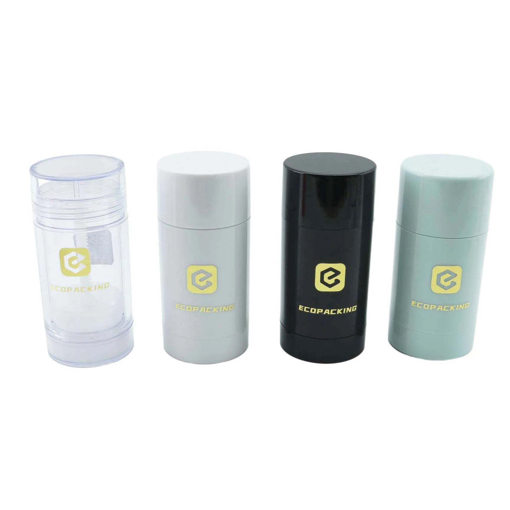 Wholesale 15ml 30ml 1oz 50ml 75ml Plastic Deodorant Stick Container White Black Custom Color Twist up Deodorant Stick Tube - 图片 5