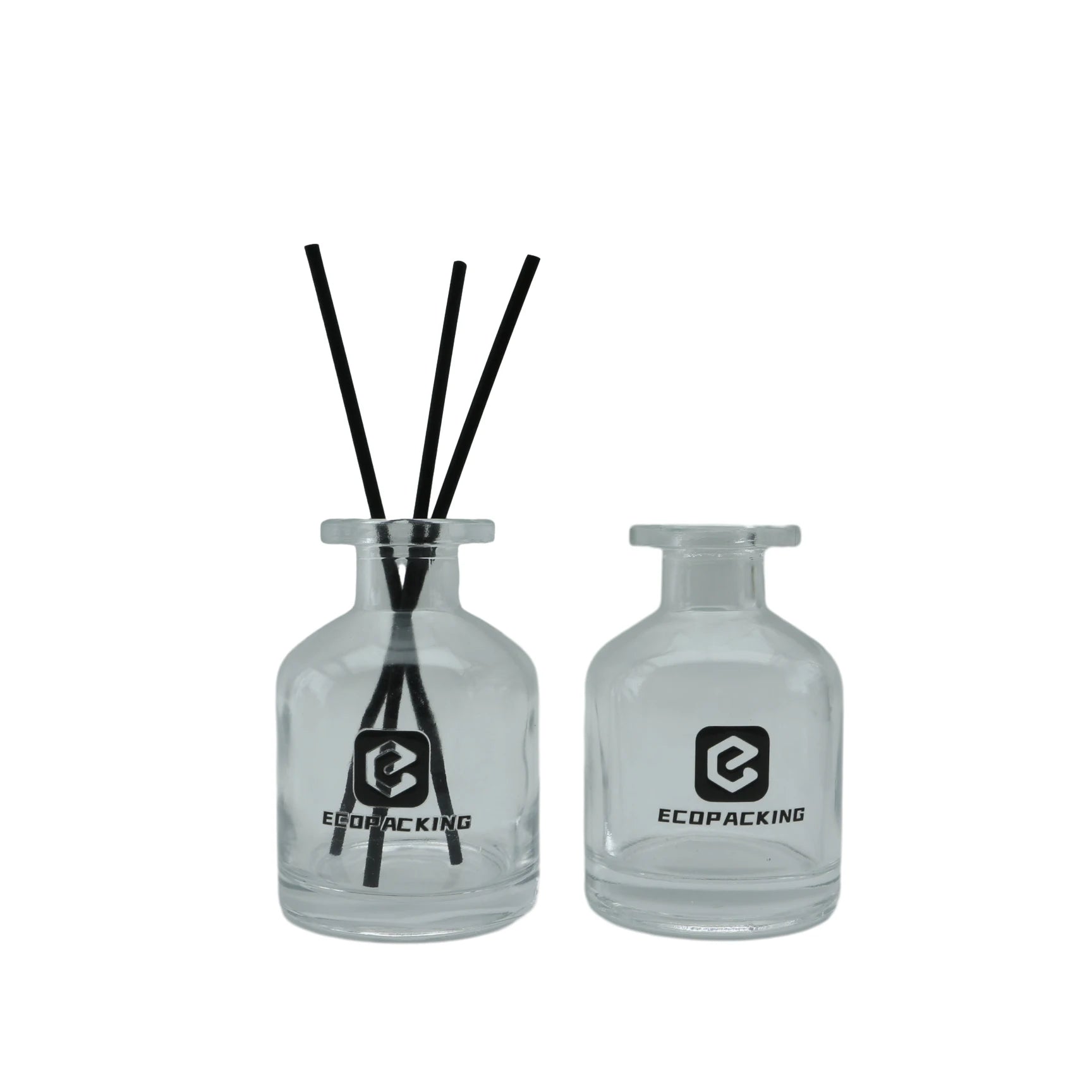 Wholesale 50ml 100ml 150ml Home Scent Room Bottle Fragrance Aroma Glass Reed Diffuser Bottle with Cap F888 - 图片 5