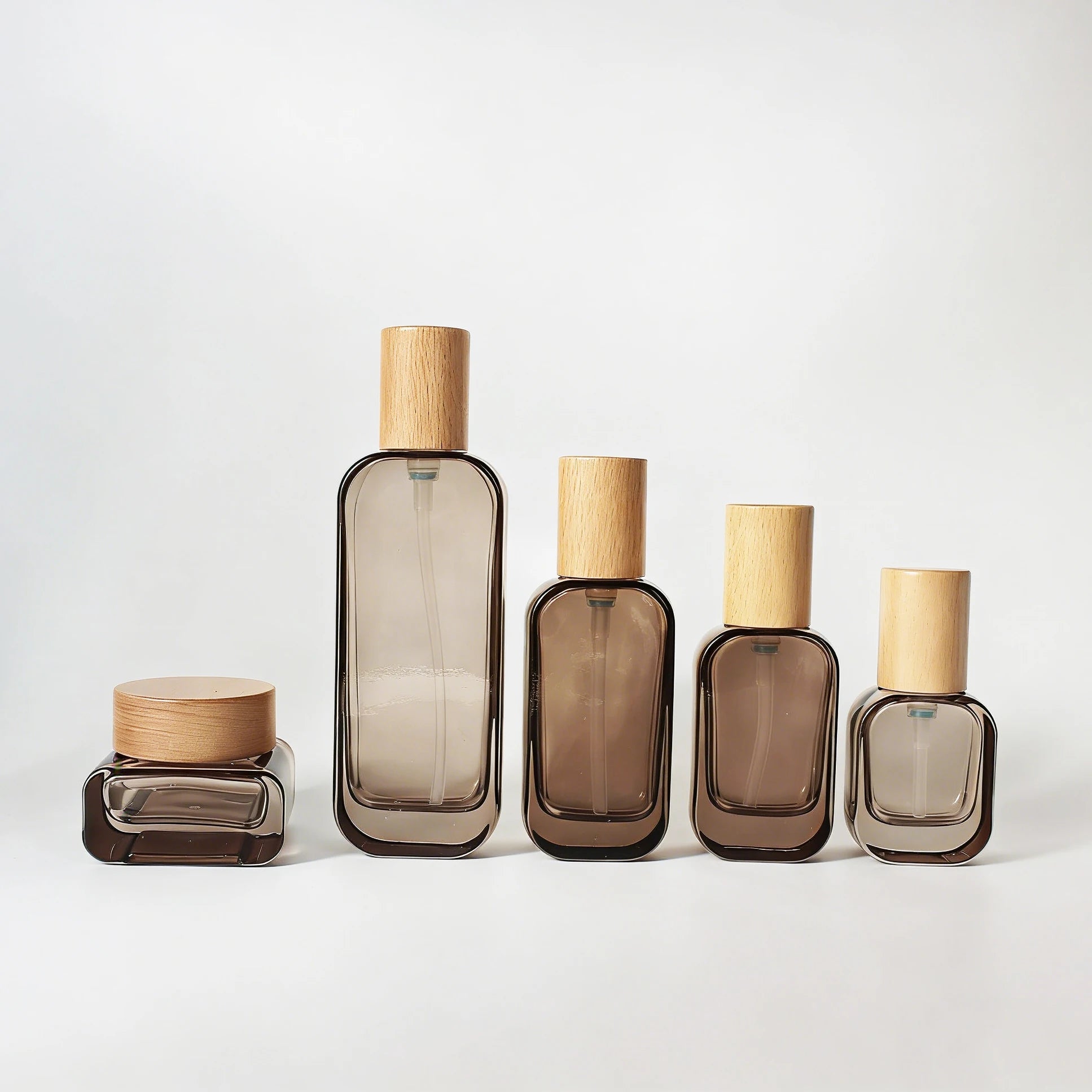 30g 50g 1oz Cosmetic Cream Body Butter Balm Glass Jar Container with Lid OEM Custom Packaging - 图片 2