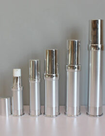 Mini Size 5ml 10ml 15ml 20ml Empty Plastic Lotion Pump Sample Airless Bottle with Pump Sprayer for Cosmetic Skin Care
