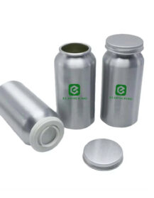 Recyclable Aluminum Vitamin Bottles 100ml 150ml 200ml 300ml Capsule Pill Aluminum Supplement Bottle Packaging Jar
