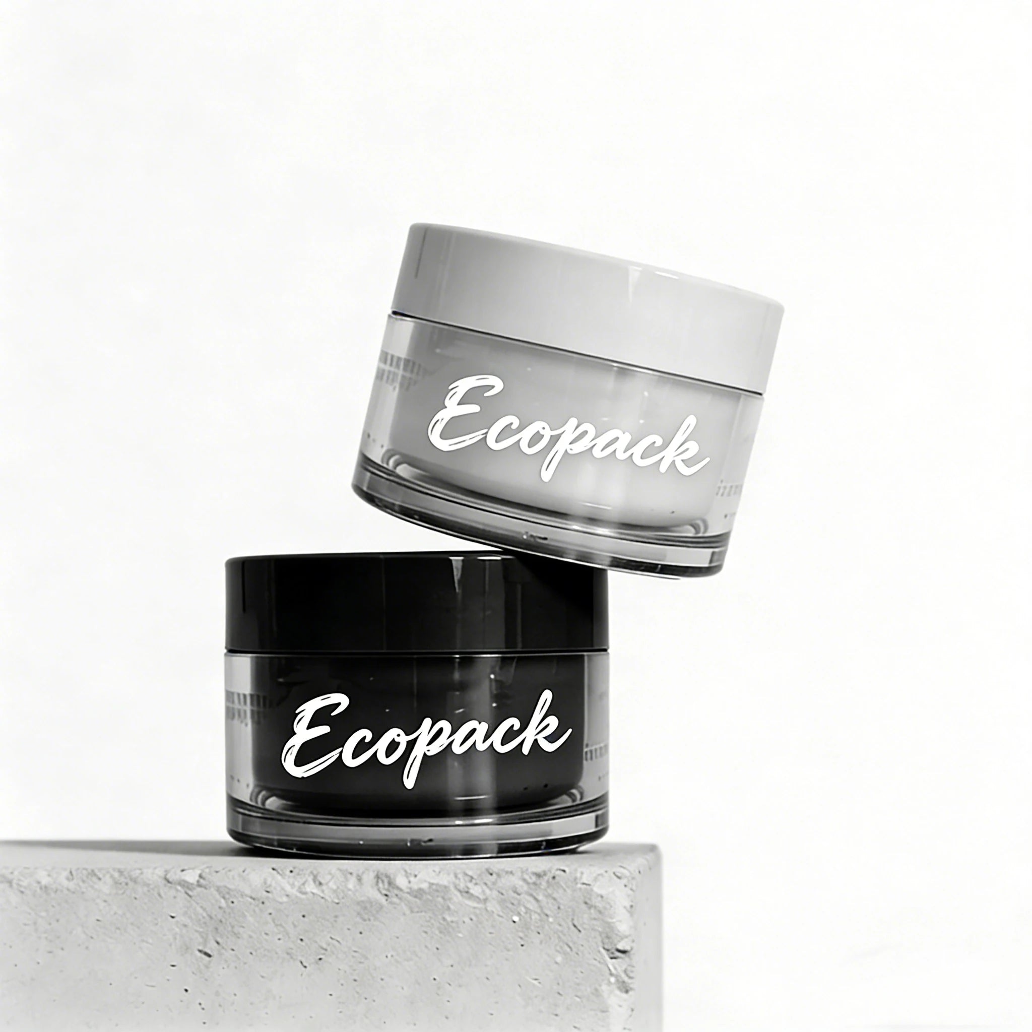 Custom Color & Printing Double-Layer Acrylic Cosmetic Cream Jar for Luxury Skincare Packaging - 图片 6