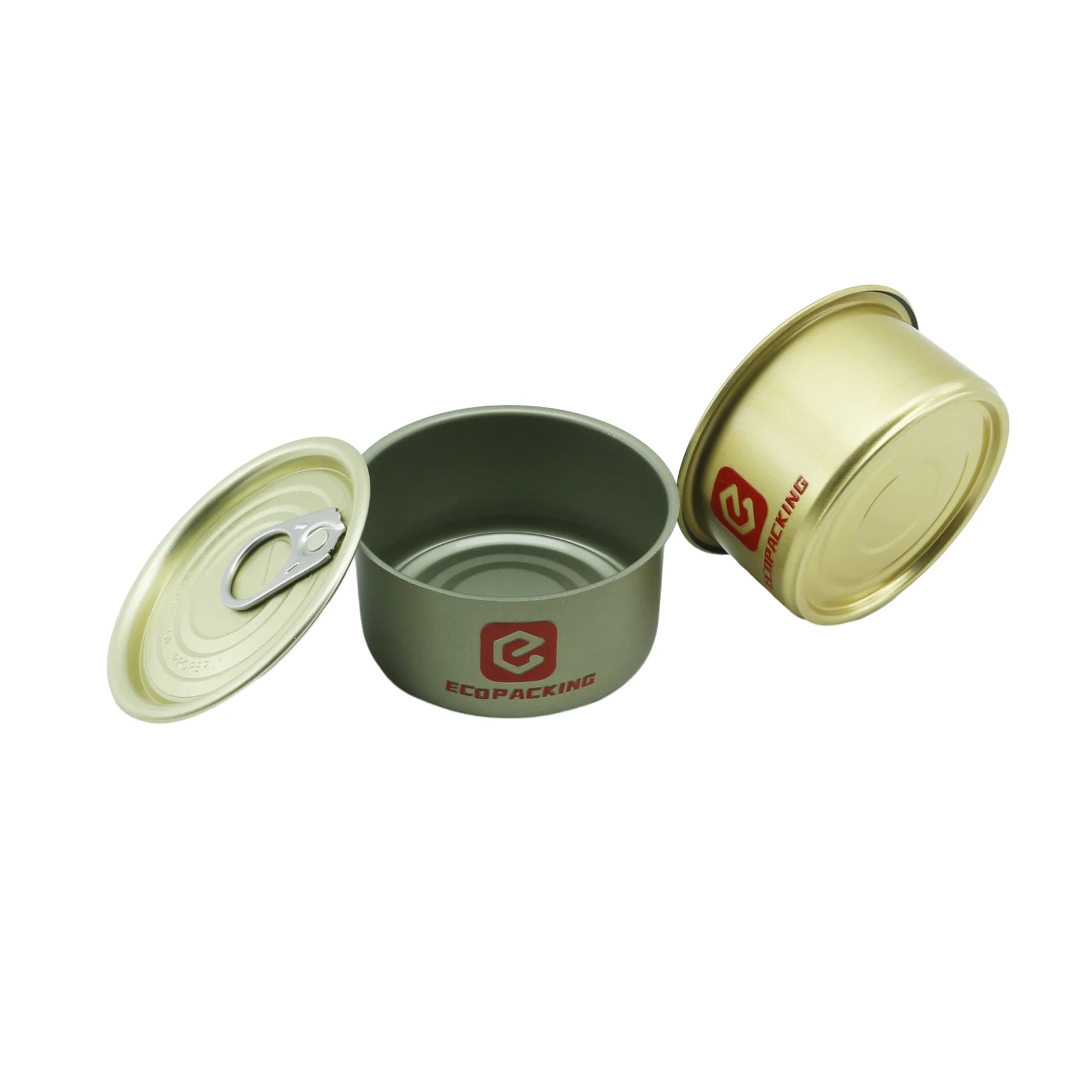 Empty Sardine Can Round Tin Cans for Food Packaging Tinplate Pull Easy Opener for Tuna Fish Packing - 图片 5