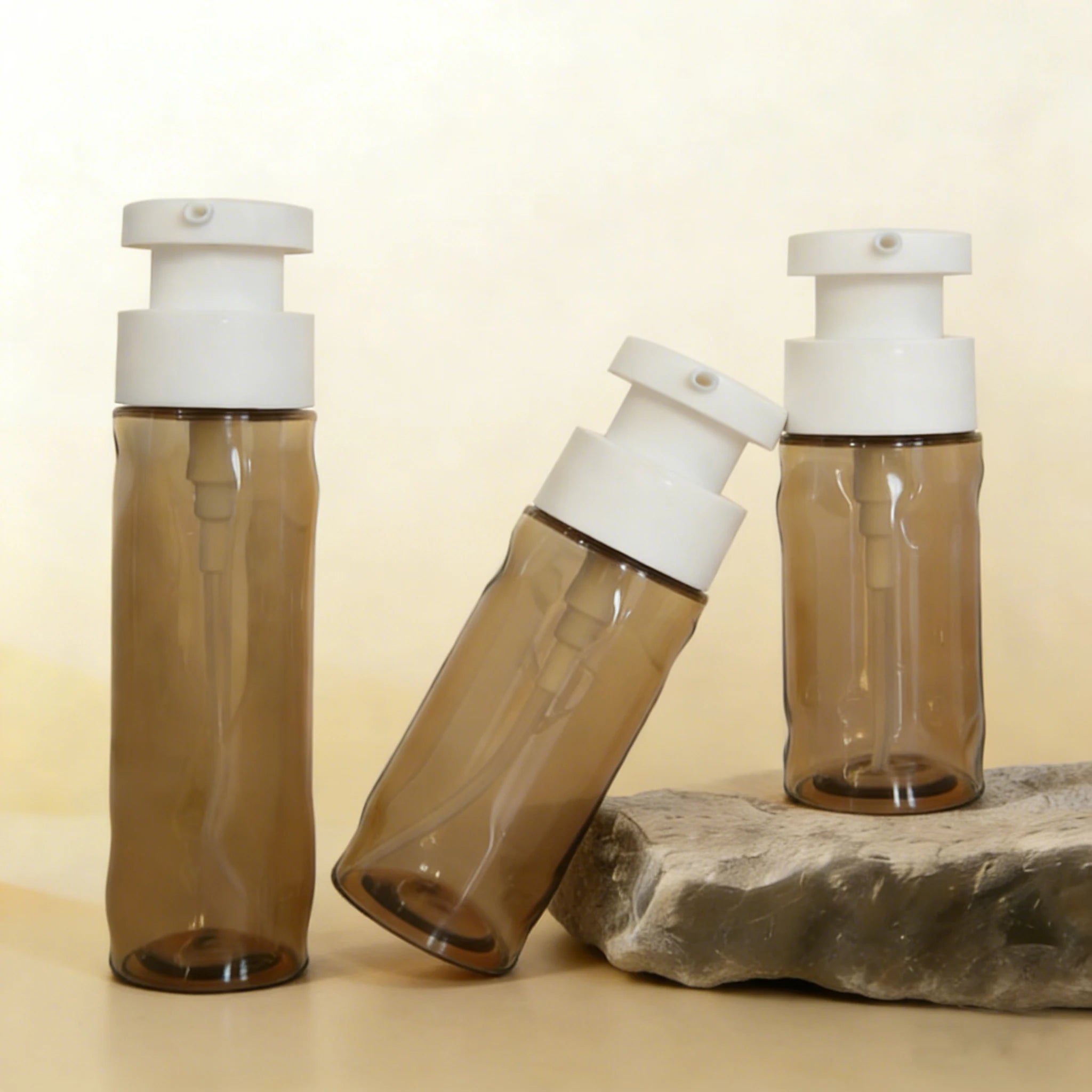 100ml 120ml 200ml Shampoo Body Wash Pump Bottle Empty Plastic Lotion Pump Bottle Skincare Packaging - 图片 2