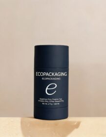 Skincare 30g 50g 75g Empty Navy Blue Twist up Stick Lip Balm Bottle Deodorant Stick Tube Packaging