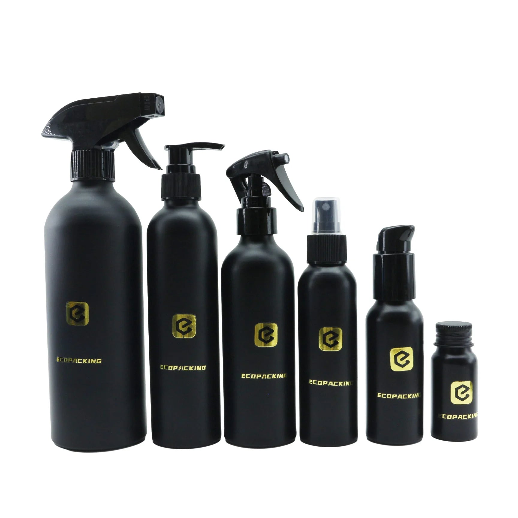 30ml 50ml 100ml 120ml 150ml 250ml 500ml 1000ml Aluminum Shampoo Bottle Trigger Spray Aluminum Black Spray Bottles F888 - 图片 7