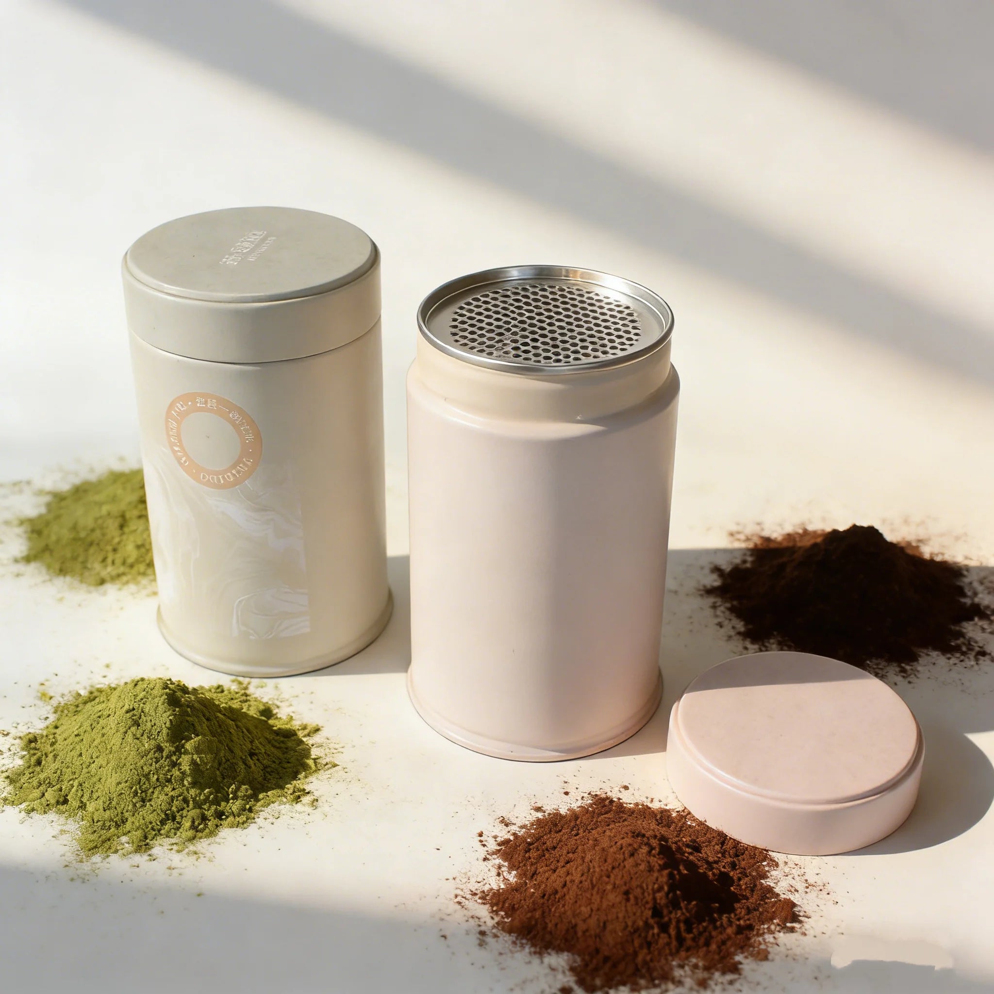 Wholesale Empty Tea Tin Can in Bulk Metal Tin Can Wholesale 100g 30g 50g Matcha Tin Container 60x68mm 60x60mm - 图片 3