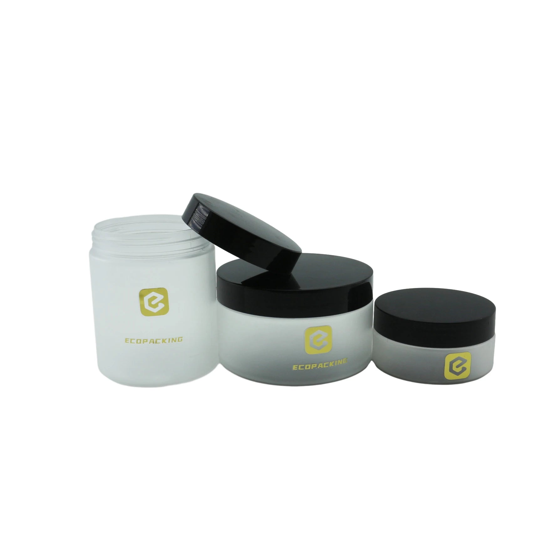 Wholesale Skincare Jars Frosted Clear Plastic PET Cream Jar Travel Cosmetic Container - 图片 5