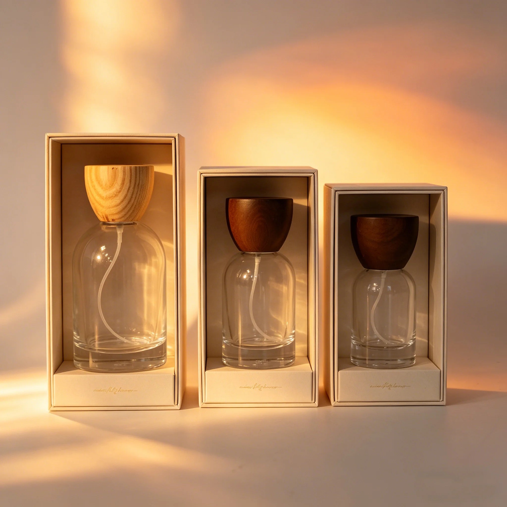 Wholesale Empty Spray Perfume Bottles 30ml 50ml 100 Luxury Glass Perfume Bottle with Pump Sprayer