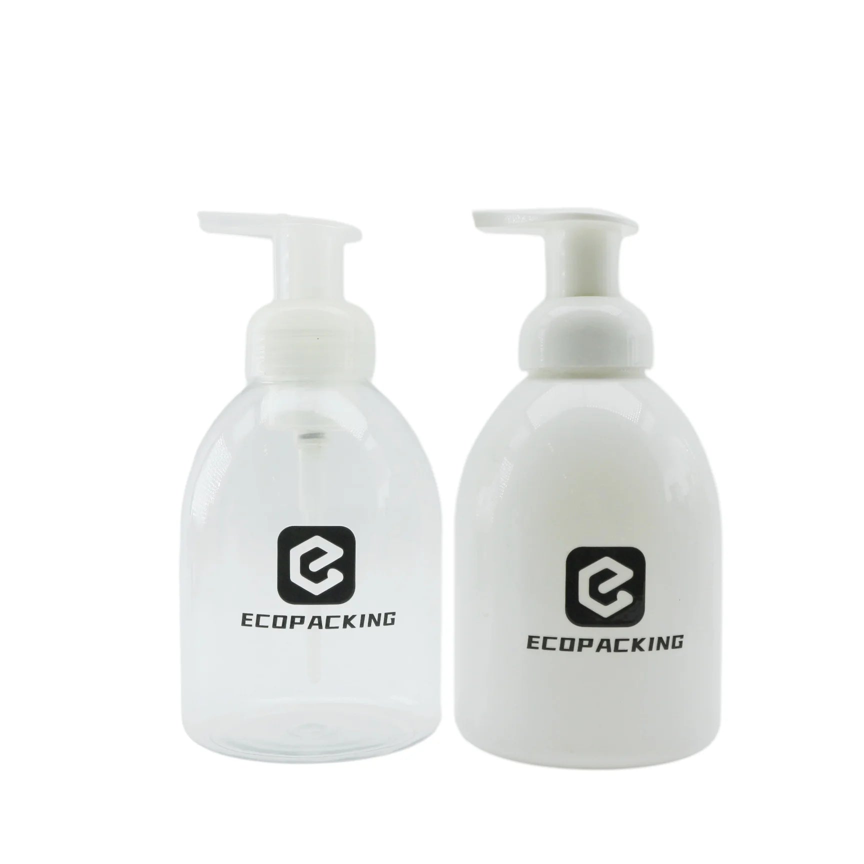 High End 300 ml 500ml PET Plastic HandWash Container Hand Wash Foam Soap Pump Dispenser Bottles With Refillable Liquid - 图片 4